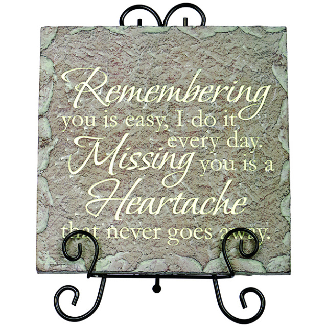 "Heartache" Memorial Plaque